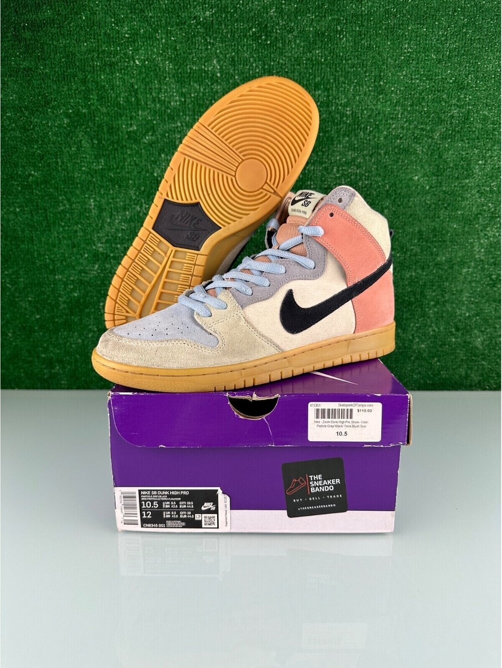 Size 10.5 - Nike Dunk Pro SB High Spectrum